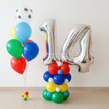 Cargar imagen en el visor de la galería, Set Happy Birthday Number + Bouquet Helio