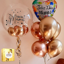 Cargar imagen en el visor de la galería, Bouquet Helio Personalizado + Ferrero Rocher
