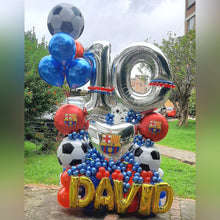 Cargar imagen en el visor de la galería, Bouquet Campeones Globos Futbol
